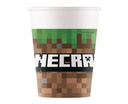 Kubeczki papierowe Minecraft 200 ml, 8 szt.