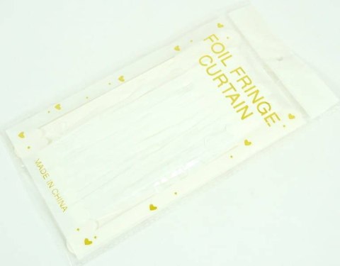 Kurtyna dekoracyjna, biała, 100 cm x 200 cm