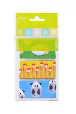 Owijki termokurczliwe na jajka - Wesołe zwierzątka, 6szt.