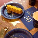 Serwetki Happy Birthday 50 granatowe 10szt.