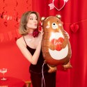 Balon foliowy Miś z sercem Love 48x79cm