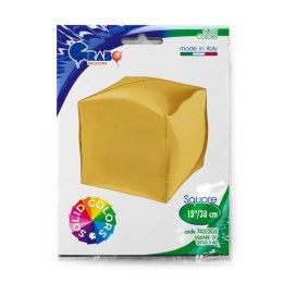 Balon foliowy sześcian 4D złoty, 15