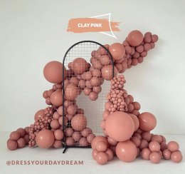 Balony lateksowe Clay Pink, różowy 45 cm, 1 szt.