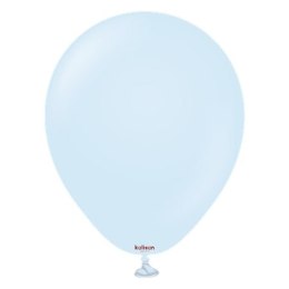 Balony lateksowe Kalisan Macaron Baby Blue, niebieski, 13 cm, 100 szt.