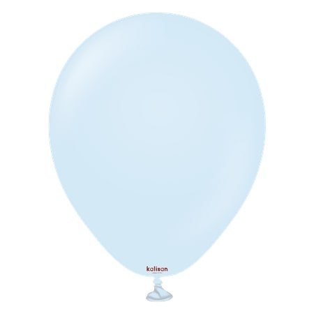 Balony lateksowe Kalisan Macaron Baby Blue, niebieski, 13 cm, 100 szt.