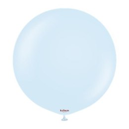 Balony lateksowe Kalisan Macaron Baby Blue, niebieski, 45 cm, 25 szt.