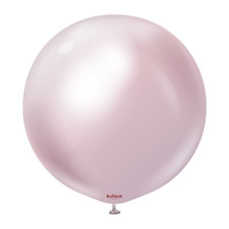 Balony lateksowe Kalisan Mirror Pink Gold, różowy, 45 cm, 25 szt.