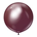Balony lateksowe Mirror Burgundy, 45 cm, 1 szt.