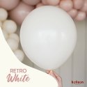 Balony lateksowe Retro White, białe, 13 cm, 100 szt.