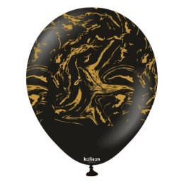 Balony lateksowe Space Nebula, kosmos, czarny, 30 cm, 25 szt.