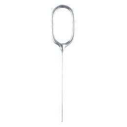 Zimne ognie srebrna cyfra 0, 17cm