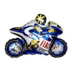 Balon Foliowy Motor - Niebieski, 74cm, Grabo