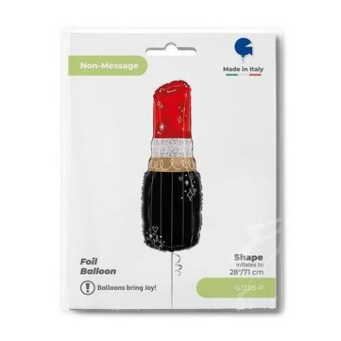 Balon Foliowy - czerwona szminka, 72cm, Grabo