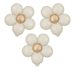 Balon foliowy Stokrotka Kwiatek 51x43 cm 3 szt