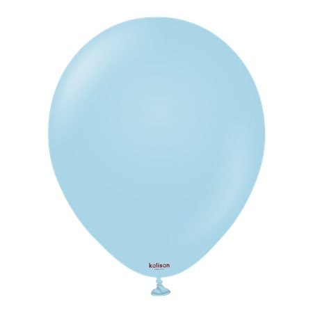 Balony Kalisan Macaron Blue, niebieski, 13 cm, 100 szt.