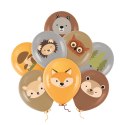 Balony Leśni przyjaciele, 8szt., 30cm