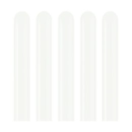 Balony do modelowania 260M, Standard White, Białe, 115cm, 100 szt.