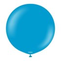 Balony lateksowe Caribbean Blue, niebieskie, 45cm, 25 szt.