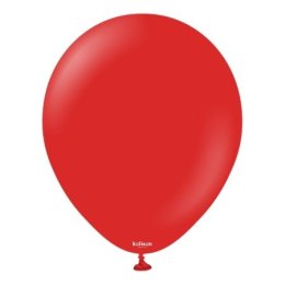 Balony lateksowe Kalisan Red, czerwony 30cm, 100 szt.