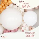 Balony lateksowe Kalisan Retro White, biały, 30cm, XXL 500 szt.