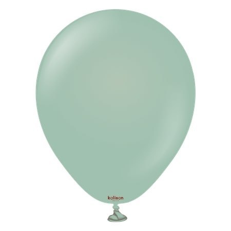 Balony lateksowe Retro Winter Green, zielony 45cm, 1 szt.