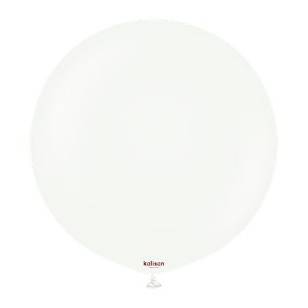 Balony lateksowe White, białe Kalisan 91cm, 2 szt.