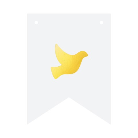 Baner DIY 16x12 cm - gołąb, skierowany w prawo