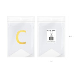 Baner DIY 16x12 cm - literka C