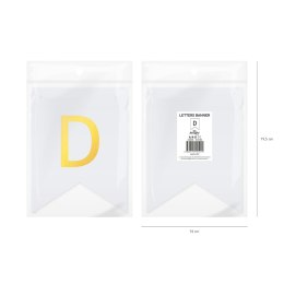 Baner DIY 16x12 cm - literka D