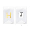 Baner DIY 16x12 cm - literka H