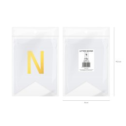 Baner DIY 16x12 cm - literka N