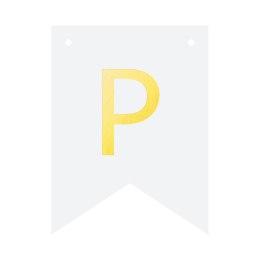 Baner DIY 16x12 cm - literka P