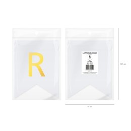 Baner DIY 16x12 cm - literka R