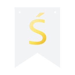 Baner DIY 16x12 cm - literka Ś