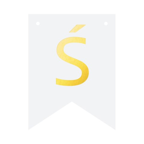 Baner DIY 16x12 cm - literka Ś