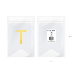 Baner DIY 16x12 cm - literka T