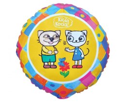 Balon foliowy Bajka Kicia Kocia i Pacek, 18 cali, 46cm