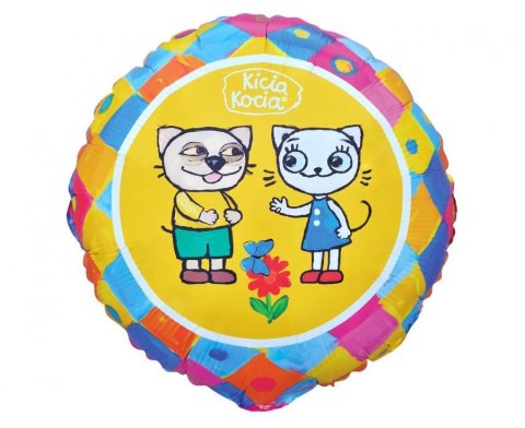 Balon foliowy Bajka Kicia Kocia i Pacek, 18 cali, 46cm