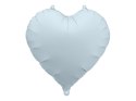Balon foliowy Serce, 45 cm, mglisty niebieski, 45cm