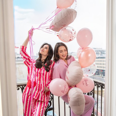 Balon foliowy Serce, Jasnoróżowy, Wieczór Panieński, 45 cm