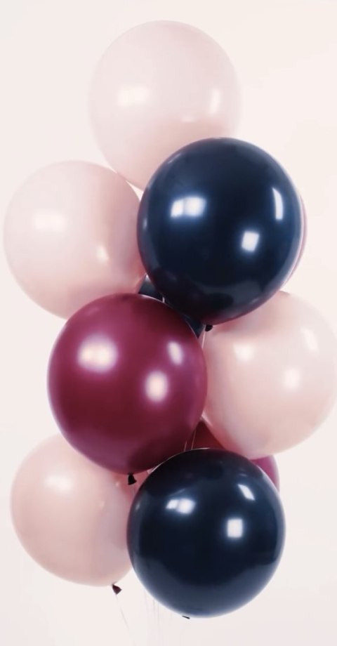 Balony Pastelowe Gemar 13" Granatowe Navy, 33cm, 50 szt.