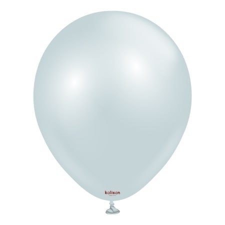 Balony lateksowe Kalisan AURA Ice Blue, niebieskie, 45cm, 25szt.