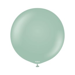 Balony lateksowe Kalisan Retro Winter Green, zielone, 60cm, 2szt.