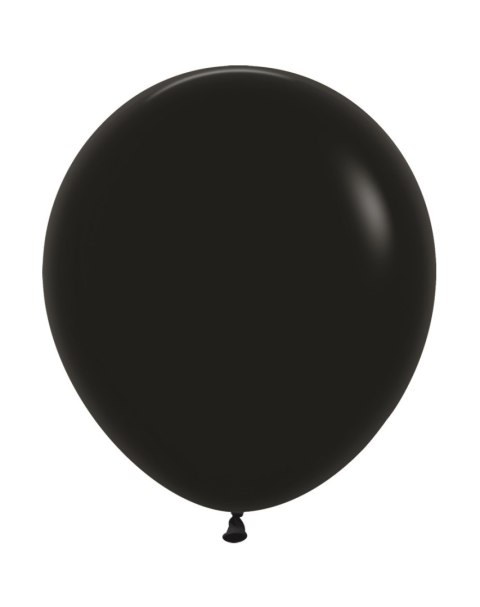 Balony lateksowe Sempertex, Black, 60cm, 3 szt.