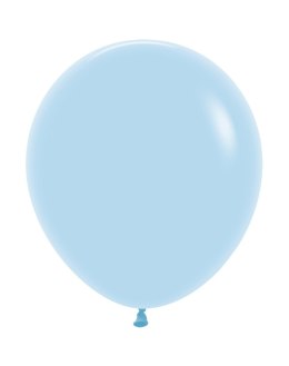Balony lateksowe Sempertex, Pastel Matte Blue, 45cm, 1szt.