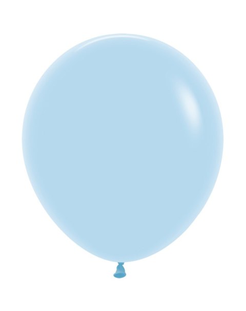 Balony lateksowe Sempertex, Pastel Matte Blue, 45cm, 1szt.