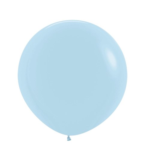 Balony lateksowe Sempertex, Pastel Matte Blue, 60cm, 1szt.