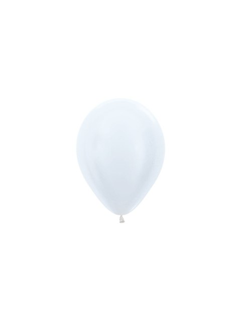 Balony lateksowe Sempertex Pearl White 12cm, 50szt.