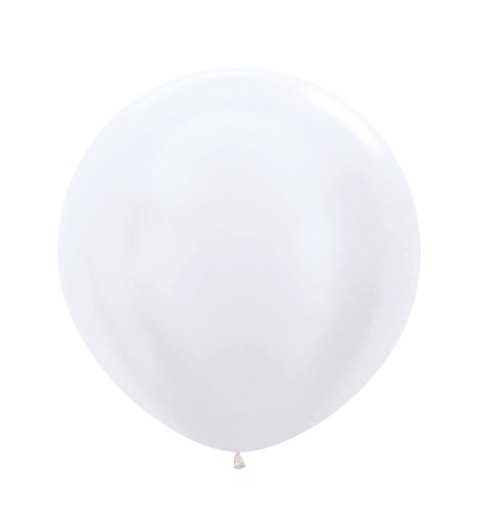 Balony lateksowe Sempertex, Pearl White, 60cm, 1szt.