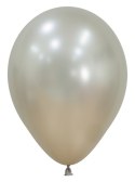 Balony lateksowe Sempertex Silk Cream Pearl kremowy chorme 30cm, 50szt.